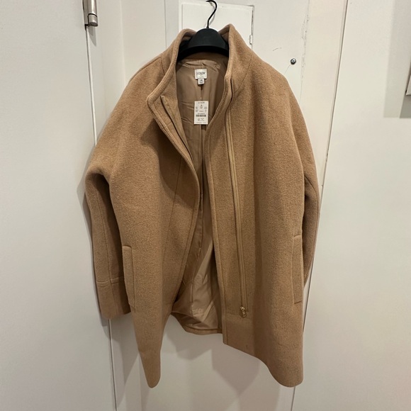 J. Crew Cocoon Coat - Camel, Size 16 - Picture 7 of 7